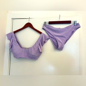 Cupshe large bikini purple